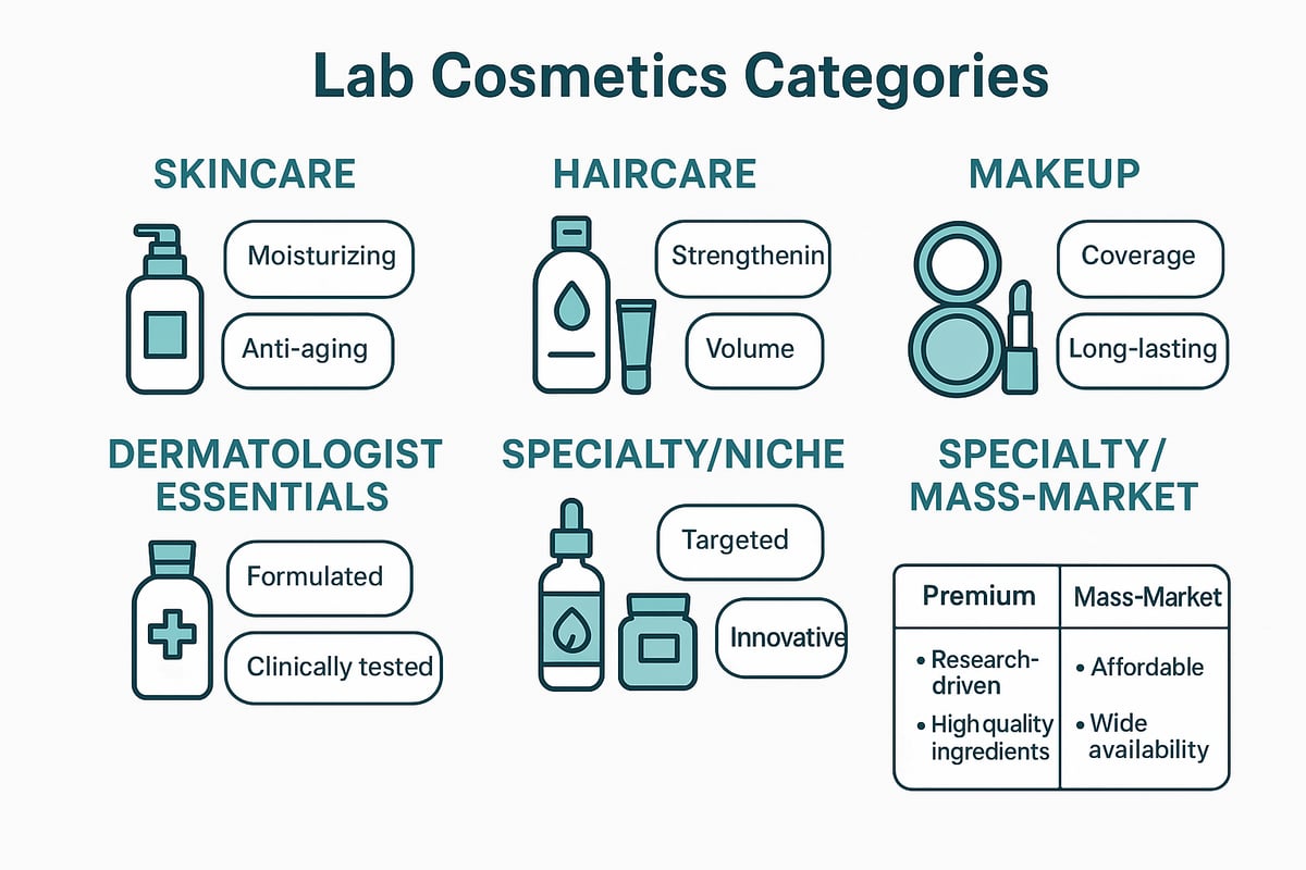 Product Categories & Top Lab Cosmetic Offerings for 2025