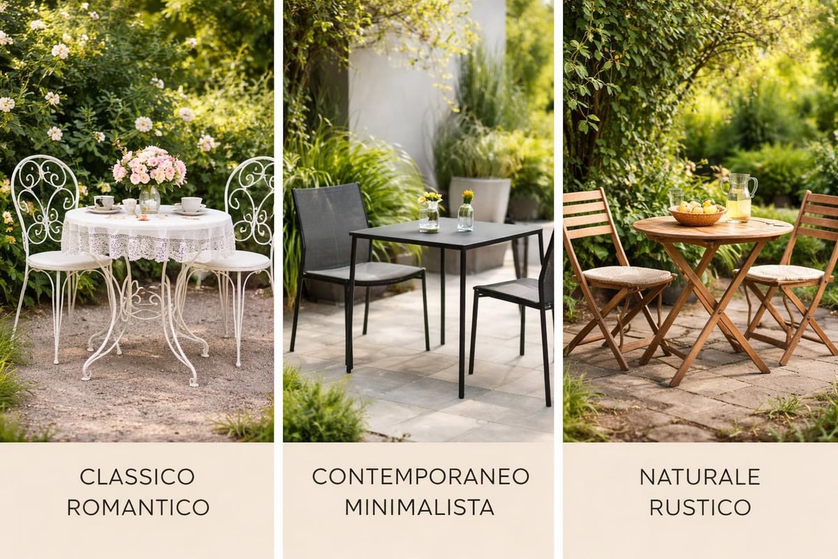 Stili bistrot giardino