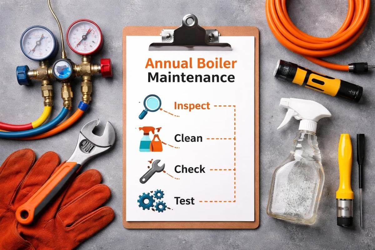 Combi boiler maintenance schedule