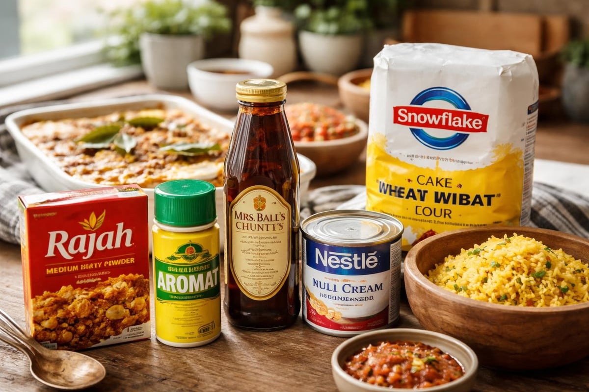 South African recipe ingredients