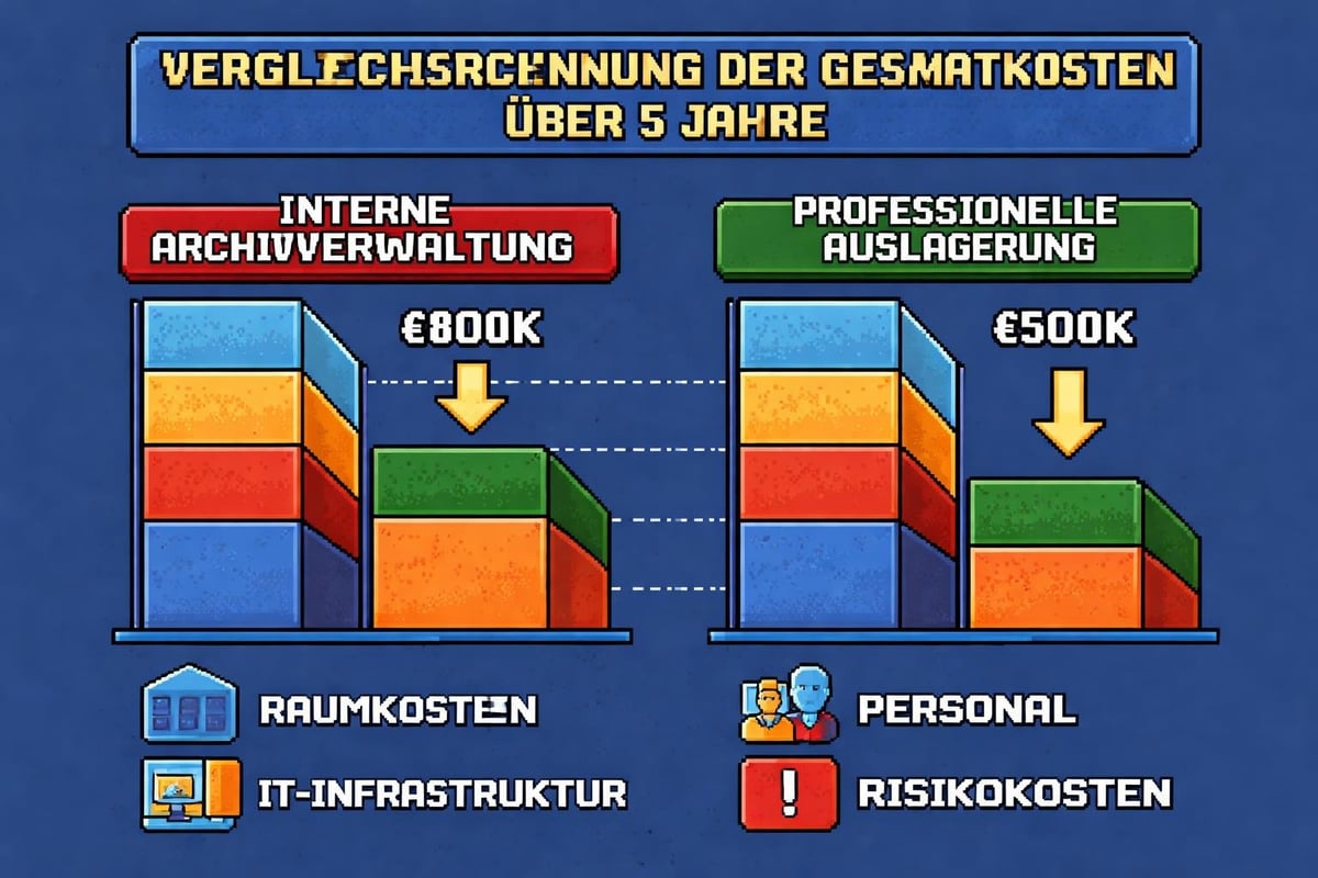 ROI-Kalkulation Aktenarchivierung