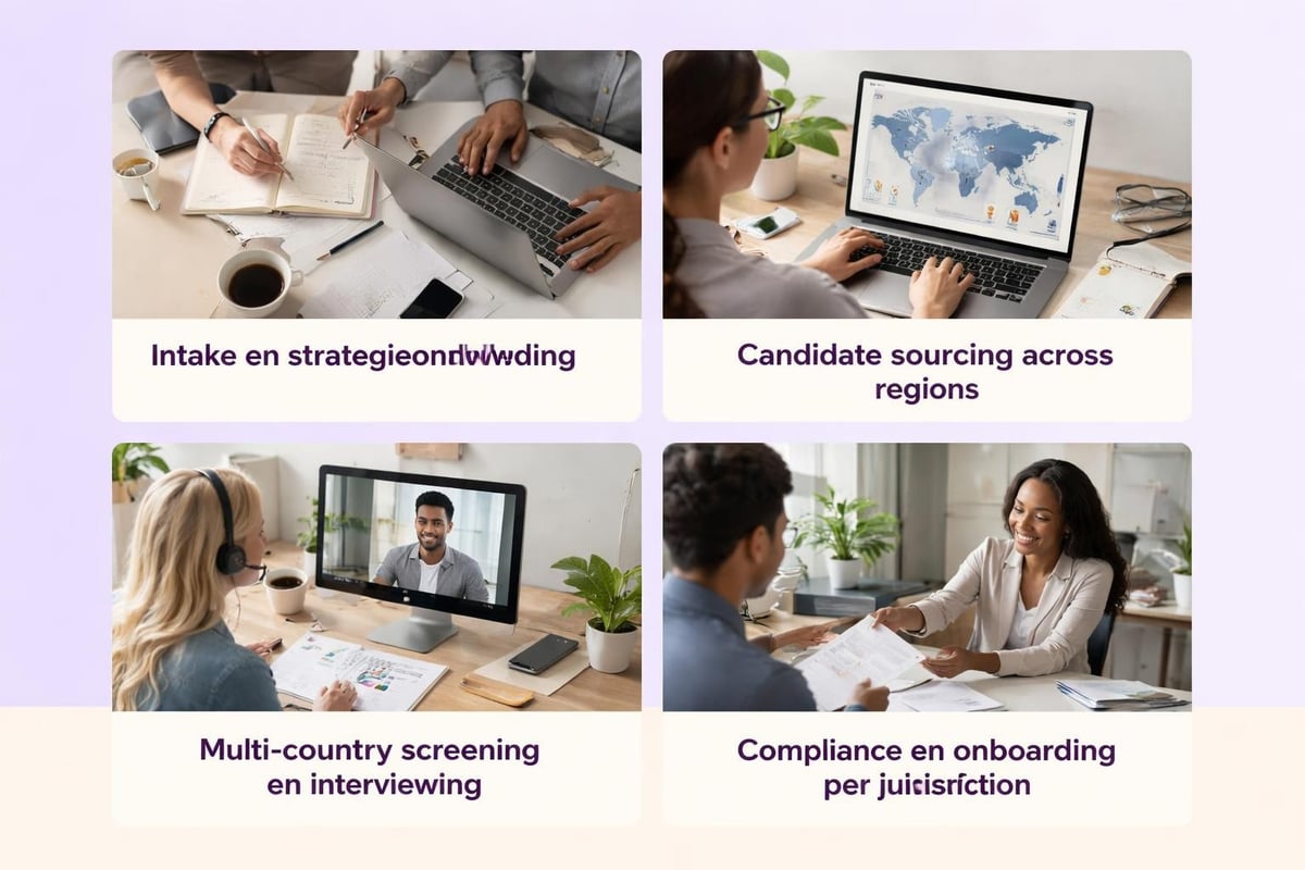 Global RPO workflow components