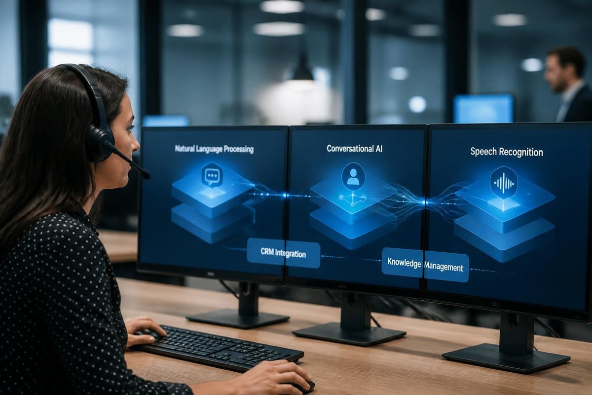 AI call centre technology stack