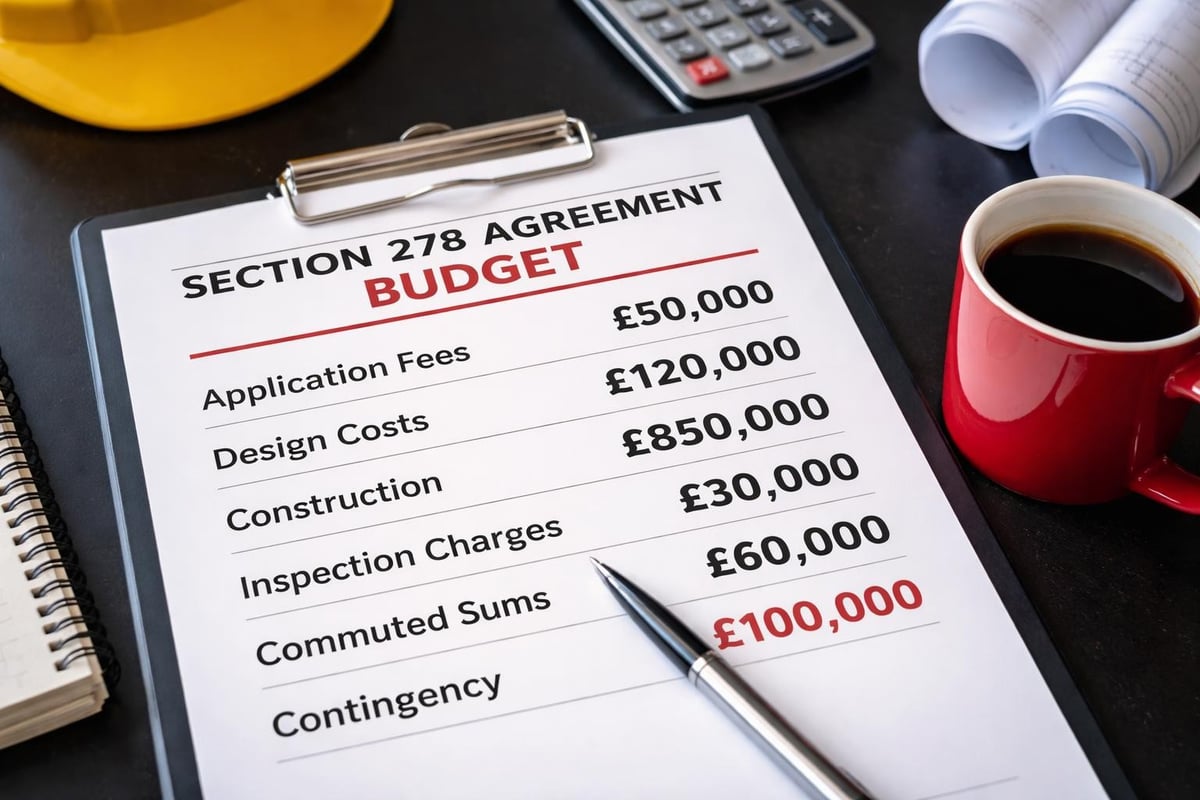 Section 278 cost components