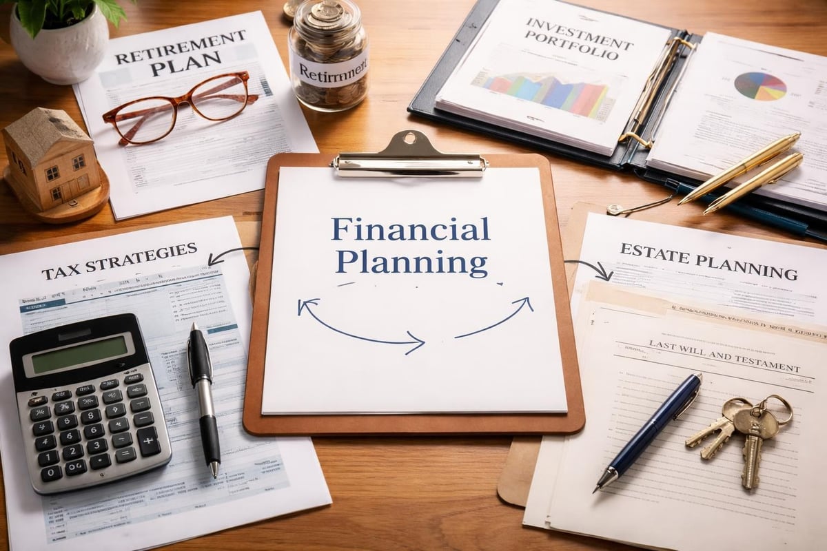 Comprehensive financial planning components