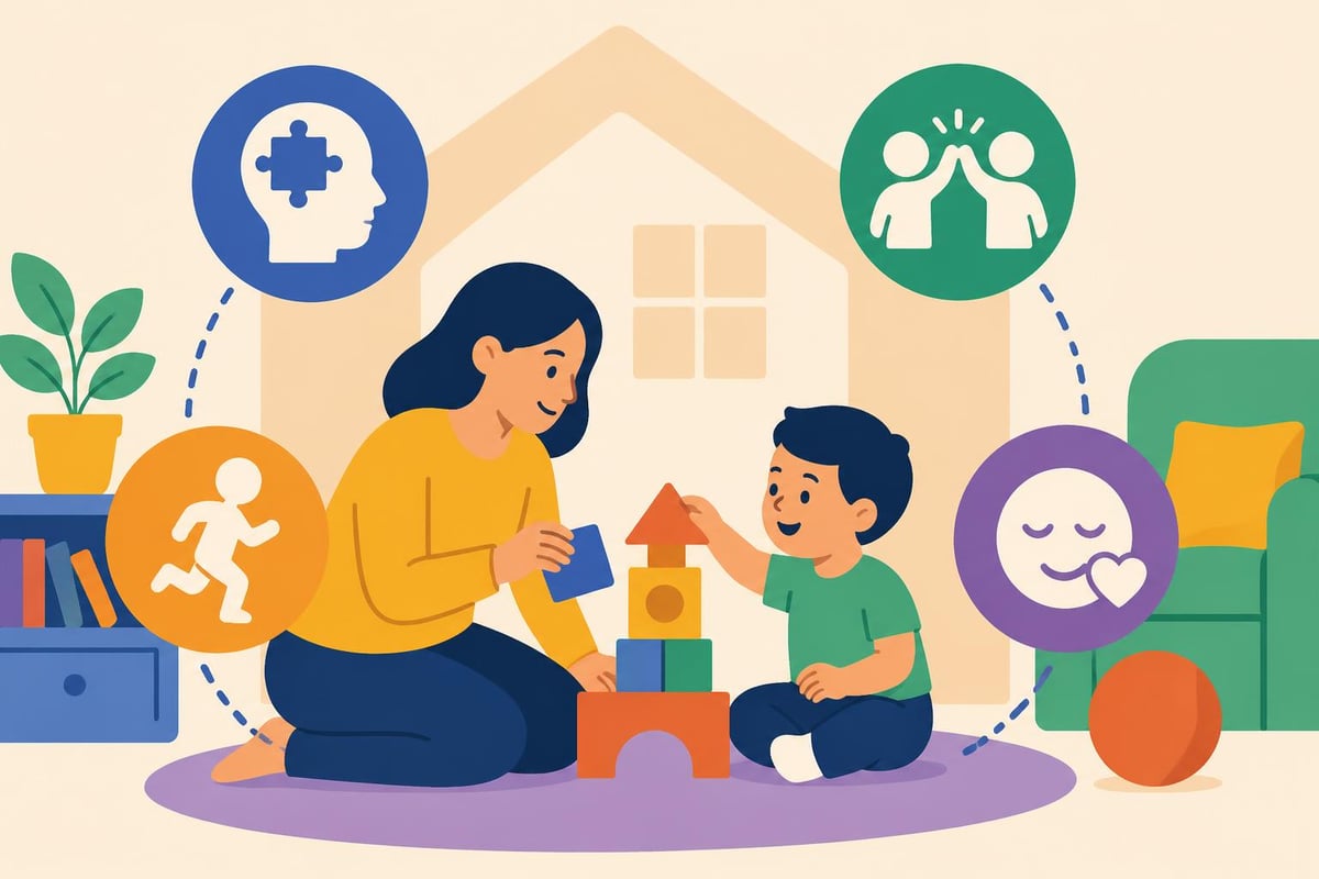 Developmental learning through play