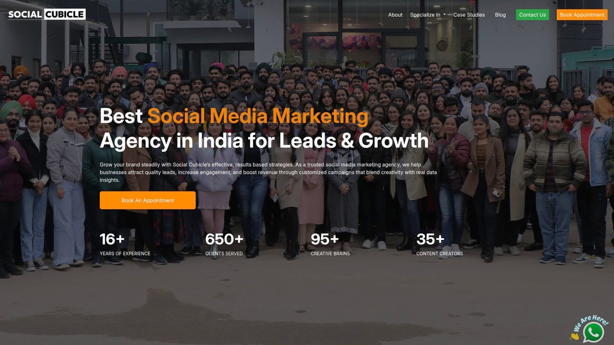 8 Top Social Media Marketing Companies in 2026 - Social Cubicle