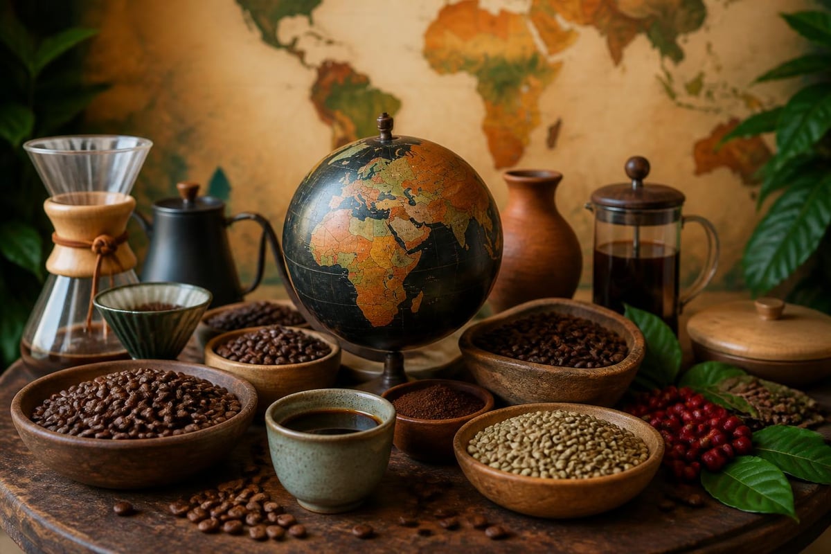 Concept café del mundo
