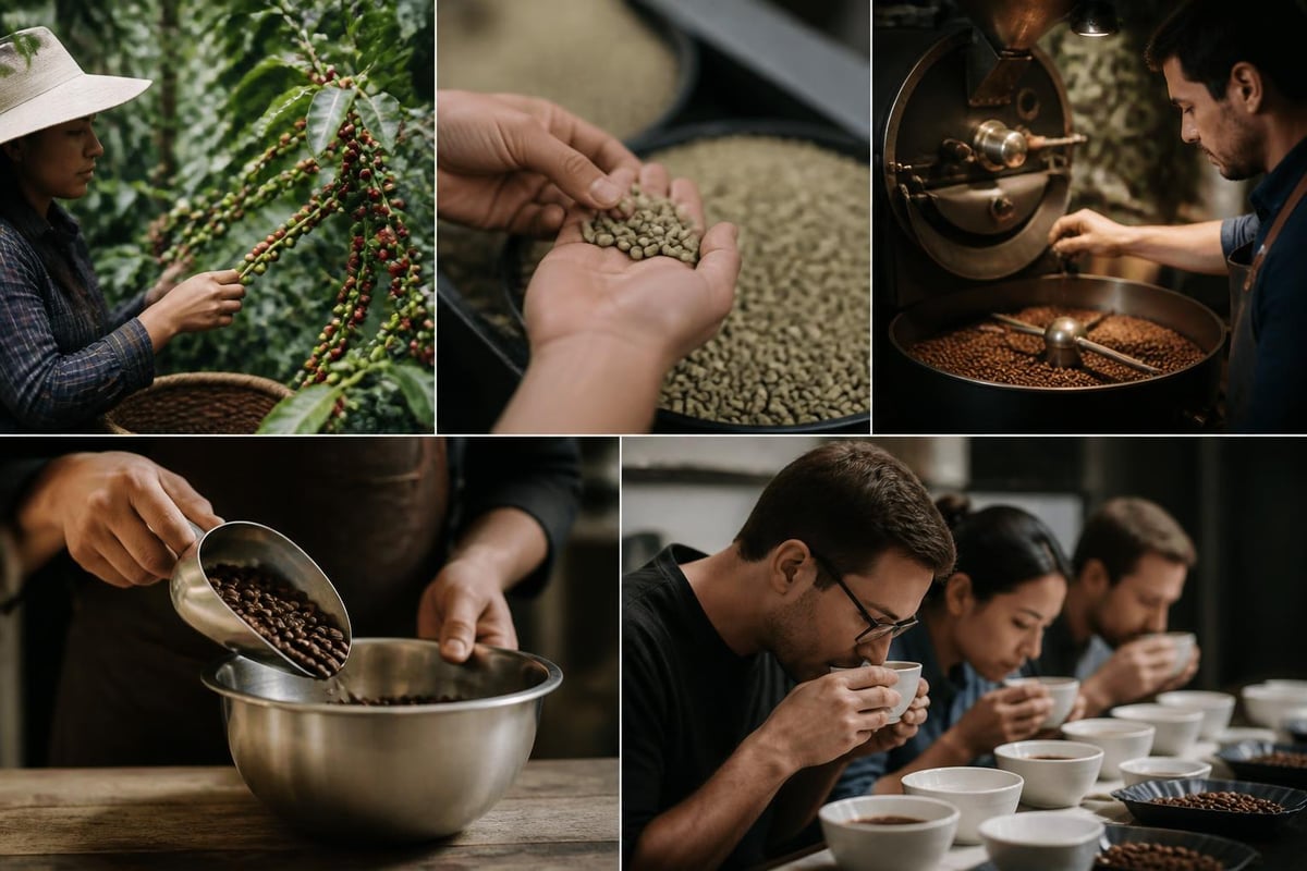 Processus qualité café