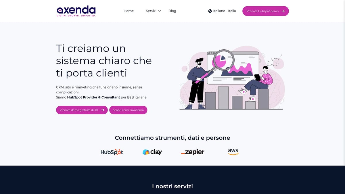 Guida Completa a HubSpot CRM Italiano: Soluzioni 2025 - Axenda: Il Partner Italiano per l’Implementazione di HubSpot CRM