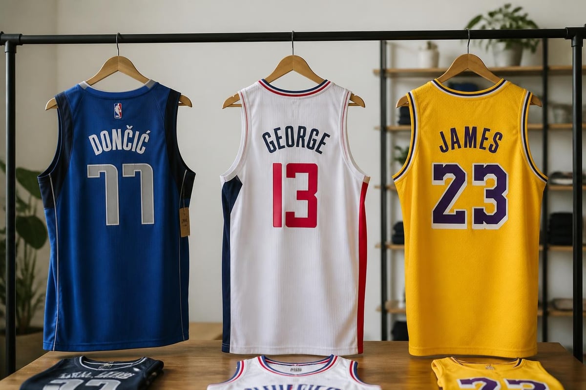 NBA jersey customization categories