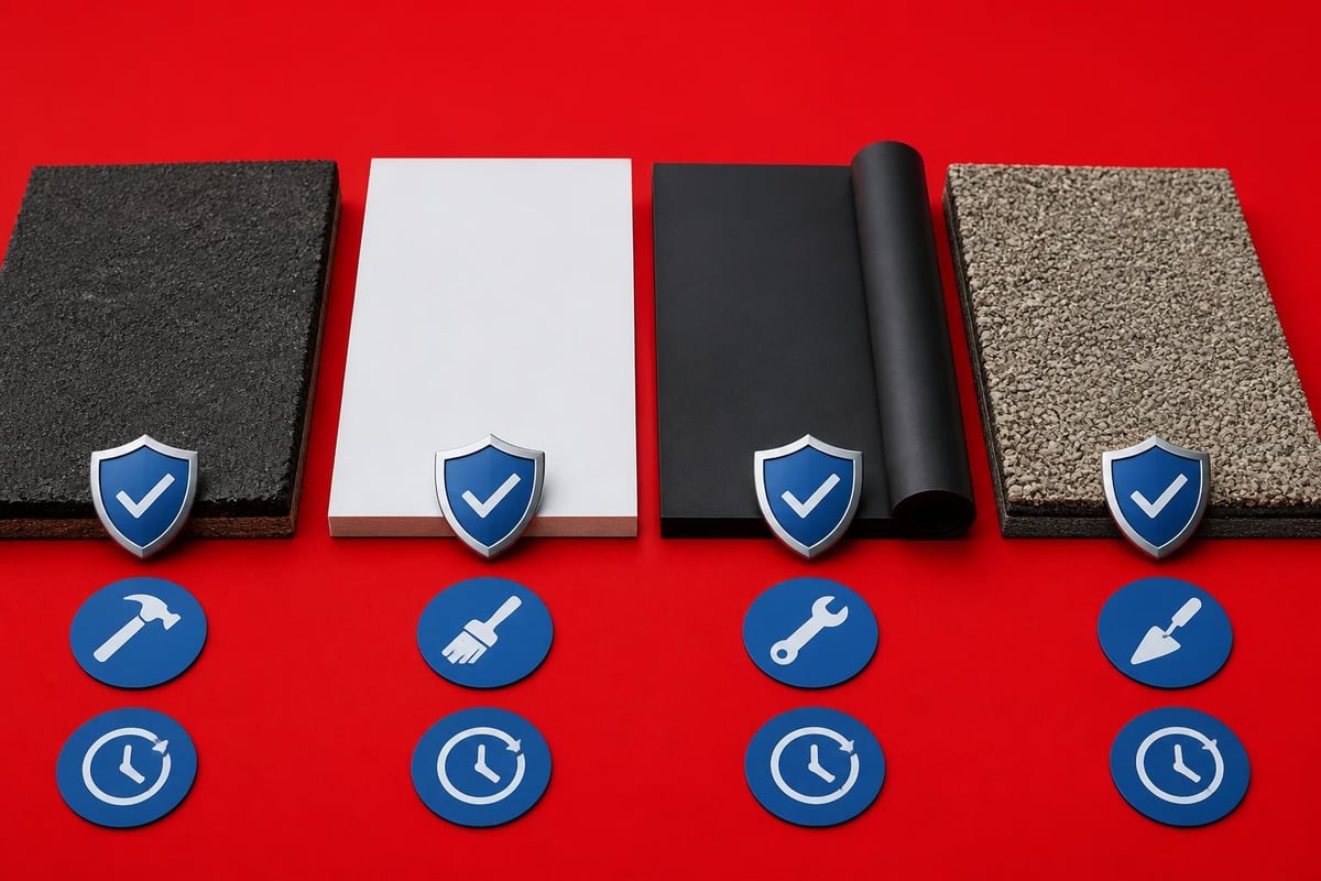 Commercial roofing material comparison