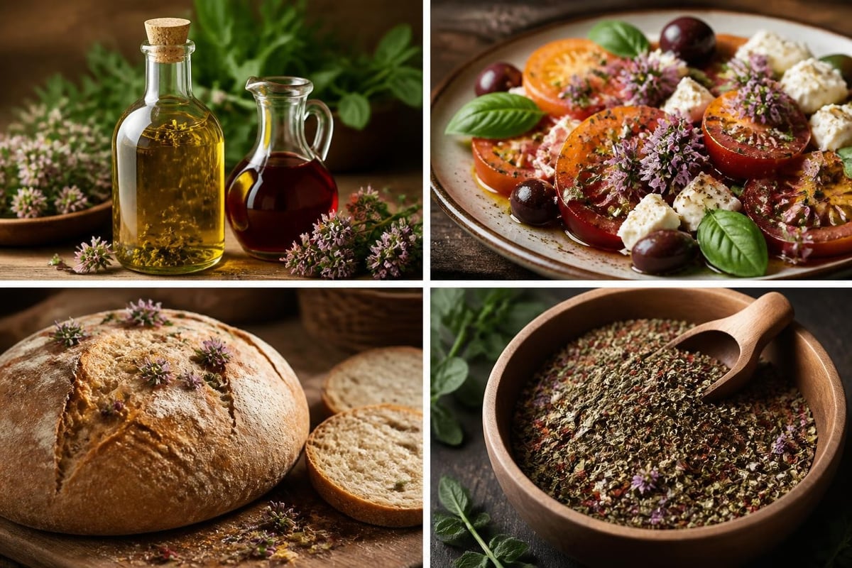 Usages culinaires fleurs origan