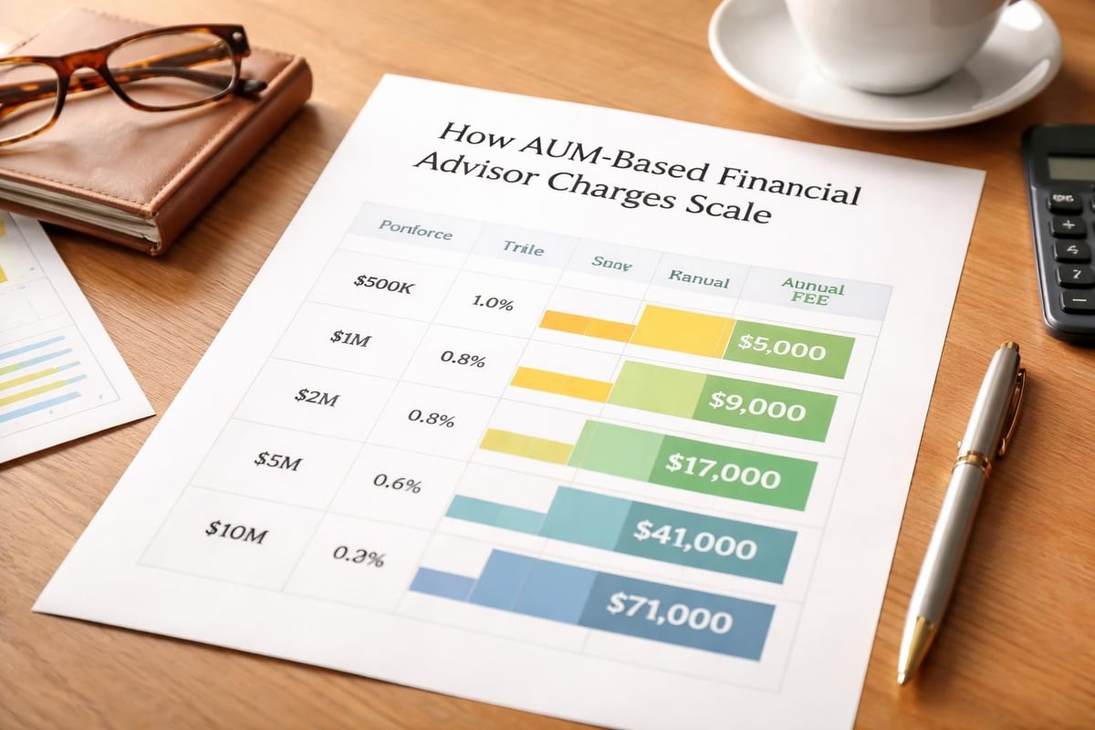 AUM fee structure breakdown