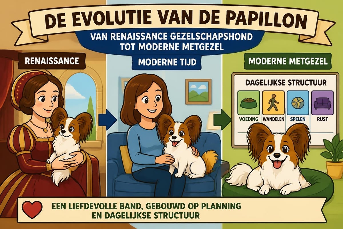 Papillon geschiedenis