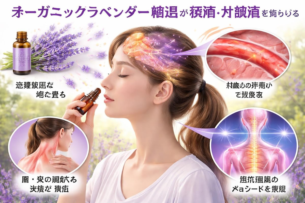ラベンダー精油の頭痛緩和メカニズム