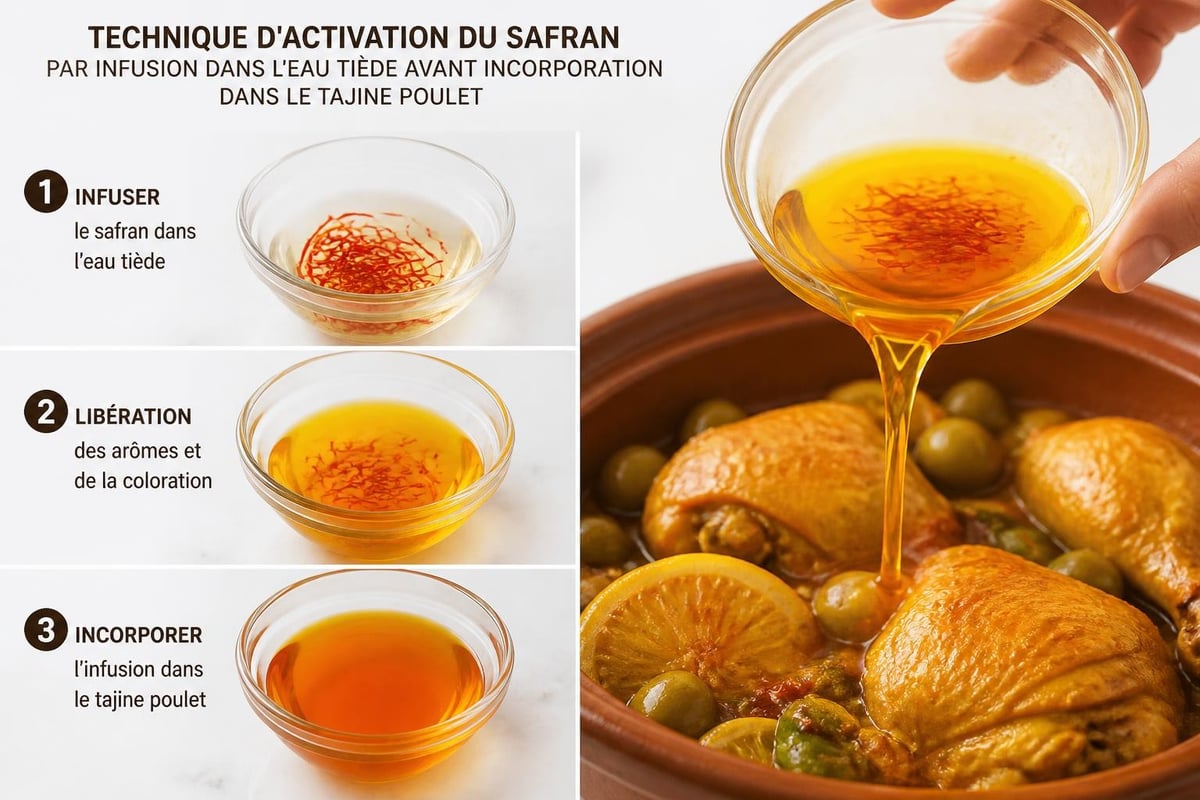 Méthode d'infusion du safran