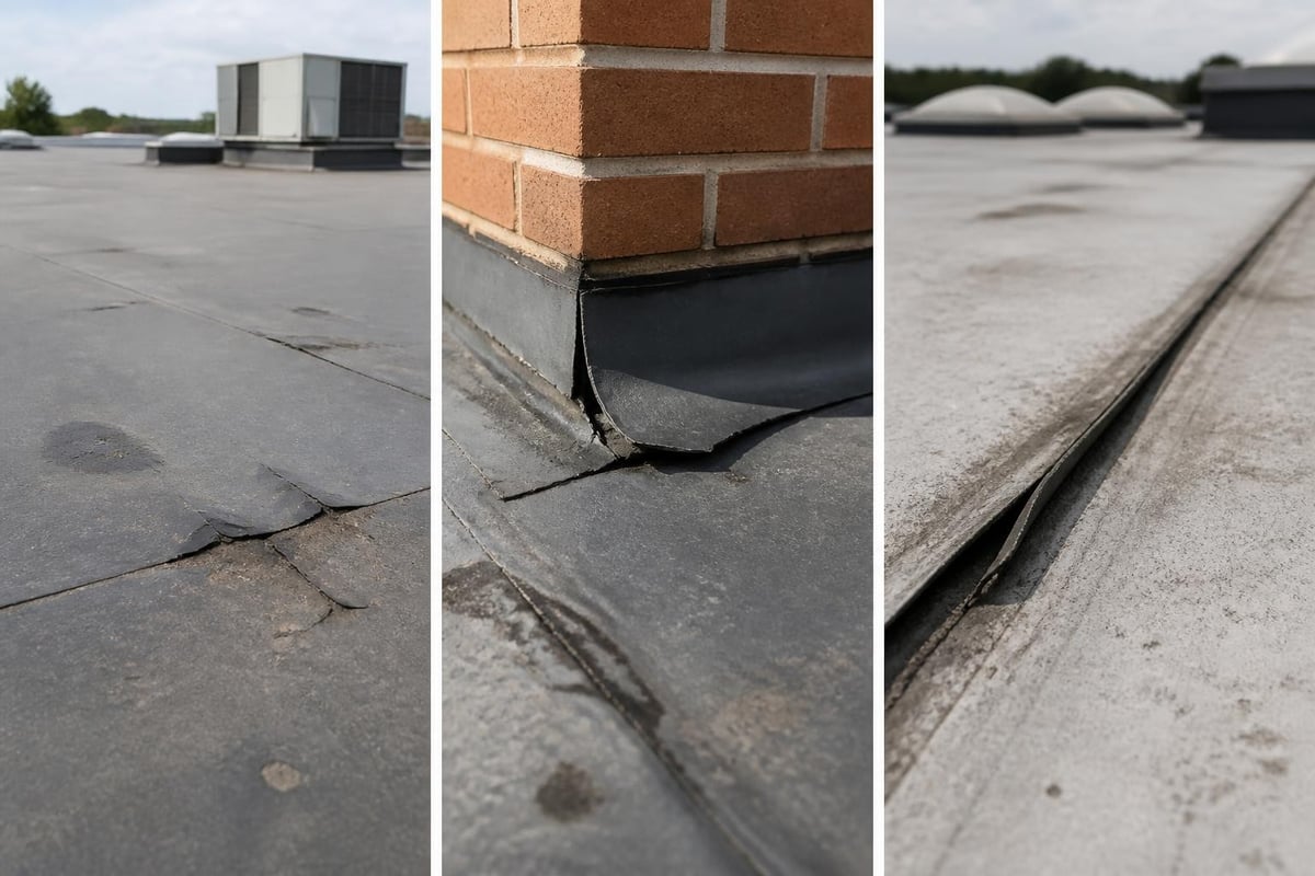 Common causes of roof leaks