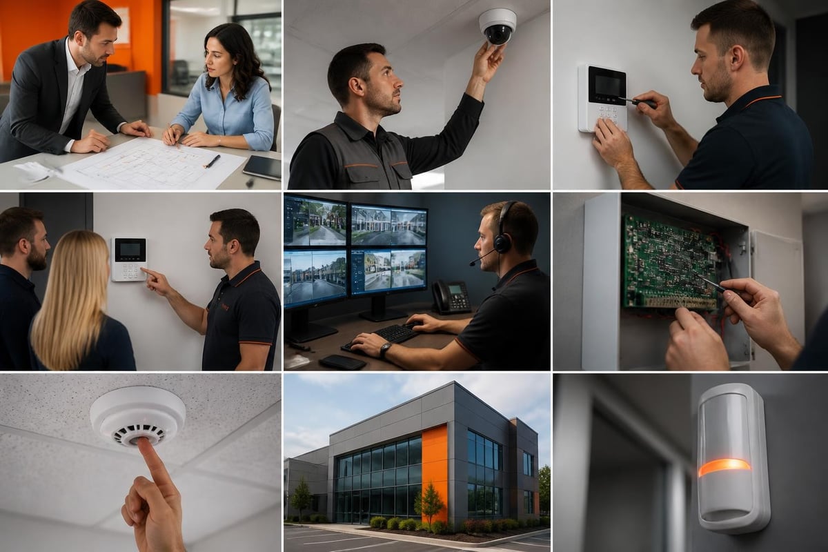 Burglar alarm system lifecycle