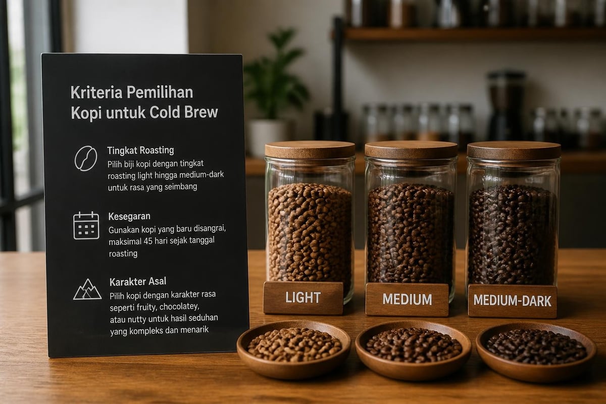 Pemilihan kopi untuk cold brew
