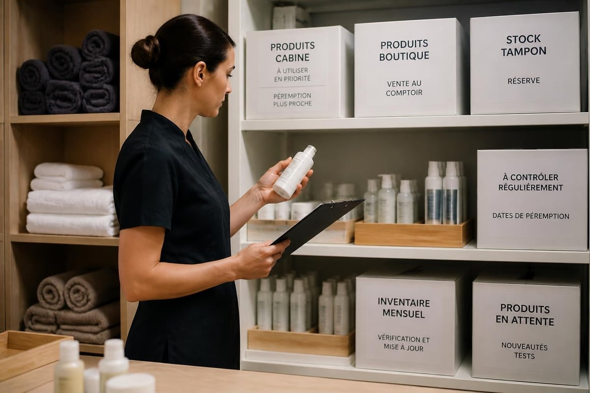 Gestion stock produits institut