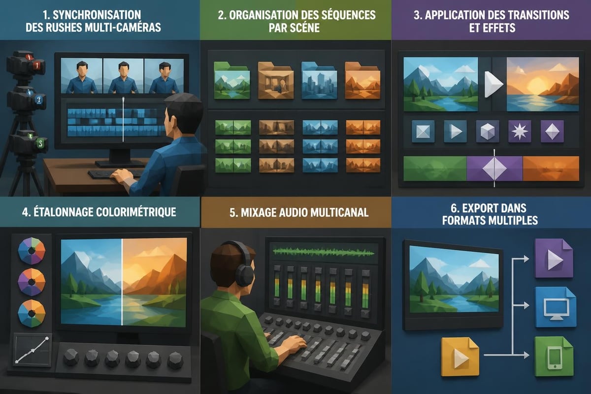 Workflow montage professionnel