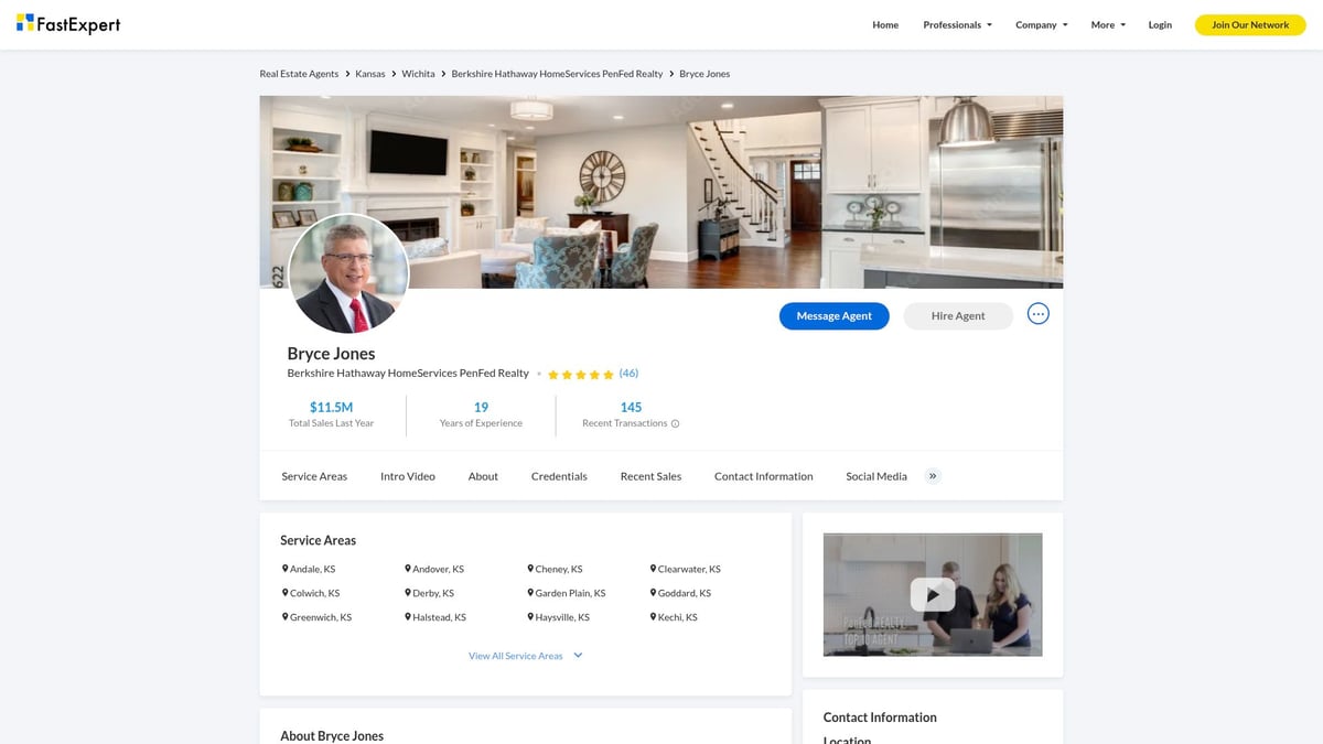 8 Best Real Estate Agents In Wichita KS To Hire In 2026 - Bryce Jones | Berkshire Hathaway HomeServices PenFed Realty