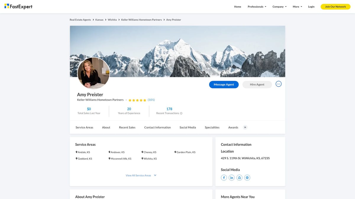 8 Best Real Estate Agents In Wichita KS To Hire In 2026 - Amy Preister | Keller Williams Hometown Partners