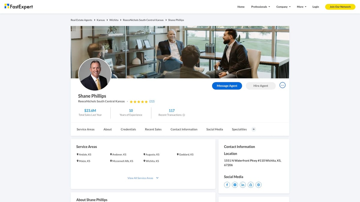 8 Best Real Estate Agents In Wichita KS To Hire In 2026 - Shane Phillips | ReeceNichols South Central Kansas