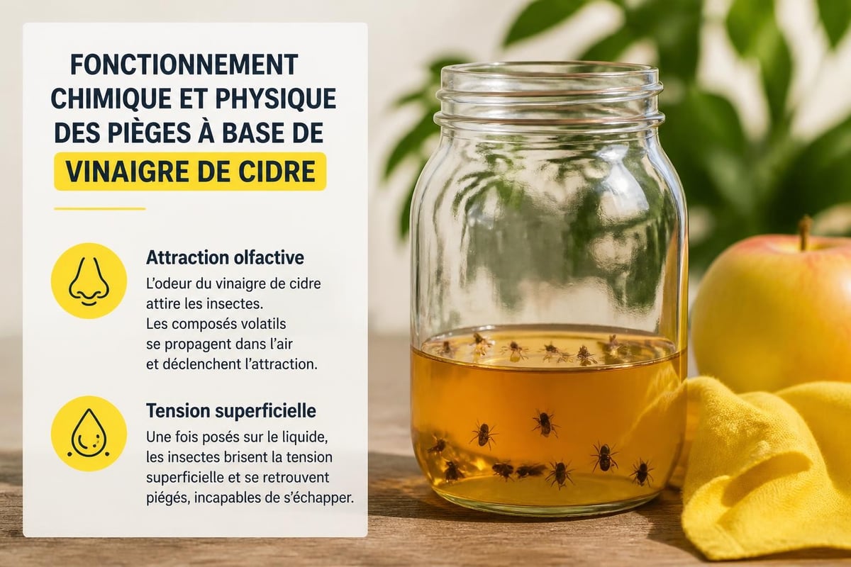 Pièges naturels contre moucherons