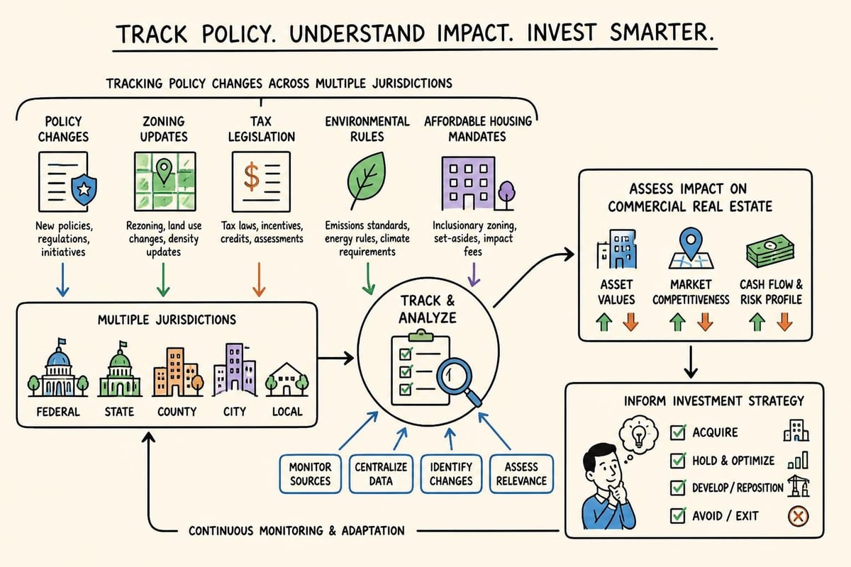 Regulatory monitoring for CRE investment
