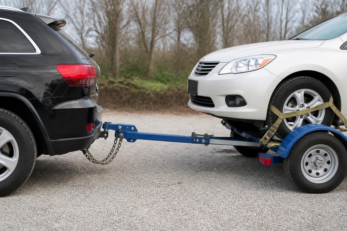 Tow dolly configuration