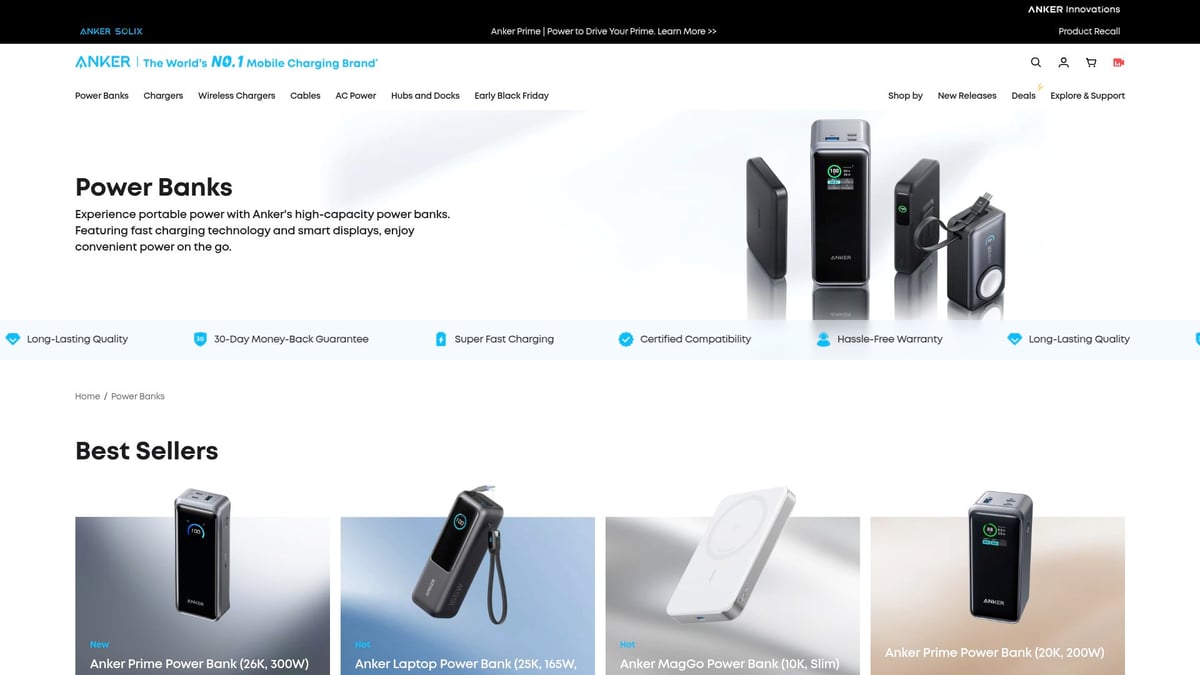 7 Essential Portable Charger iPhone Picks for 2025 - Anker PowerCore Magnetic 10K (MagGo)