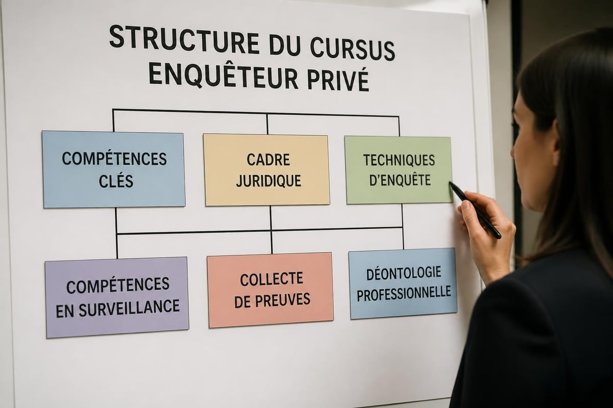 Parcours de formation détective privé