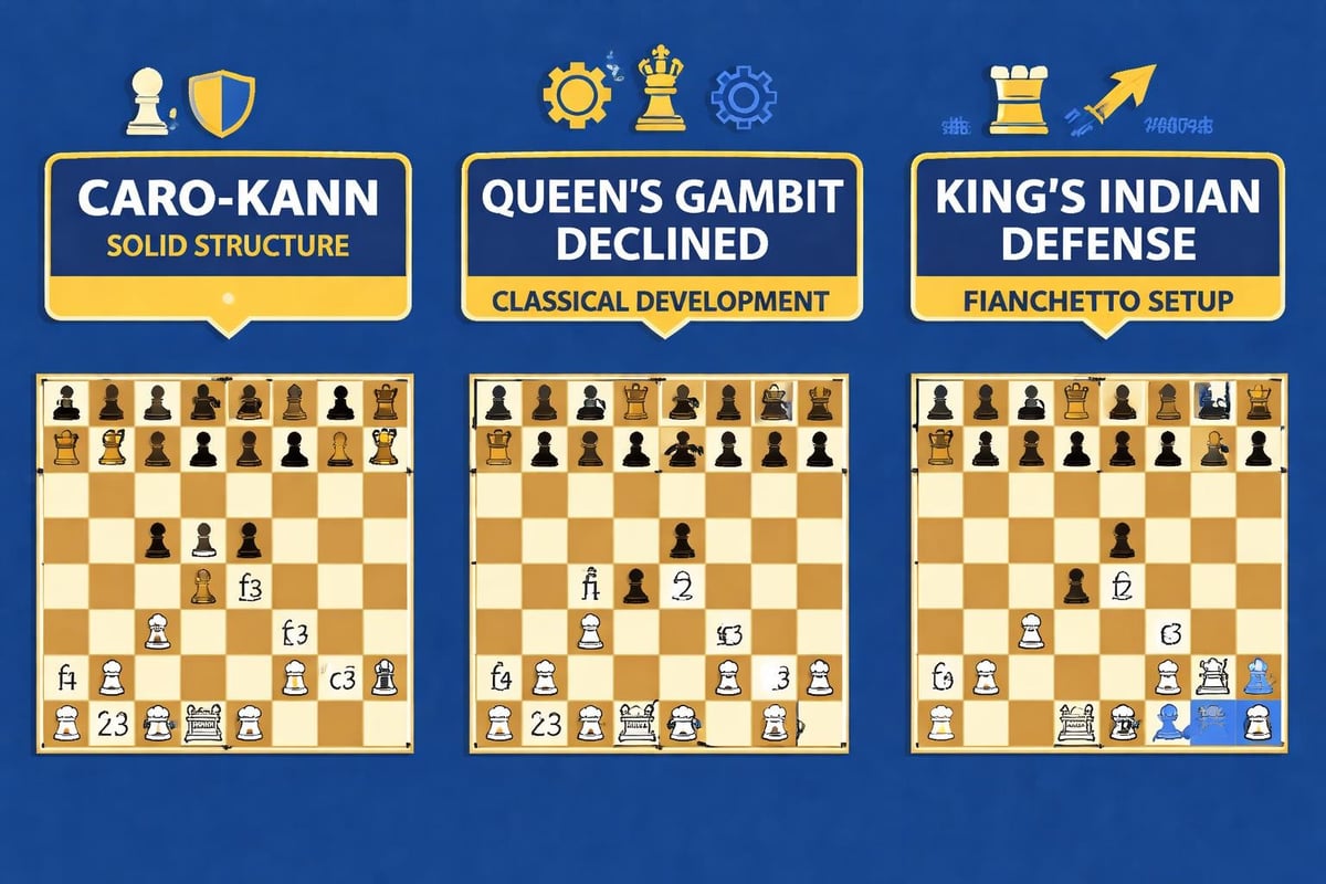 Key defensive setups for black