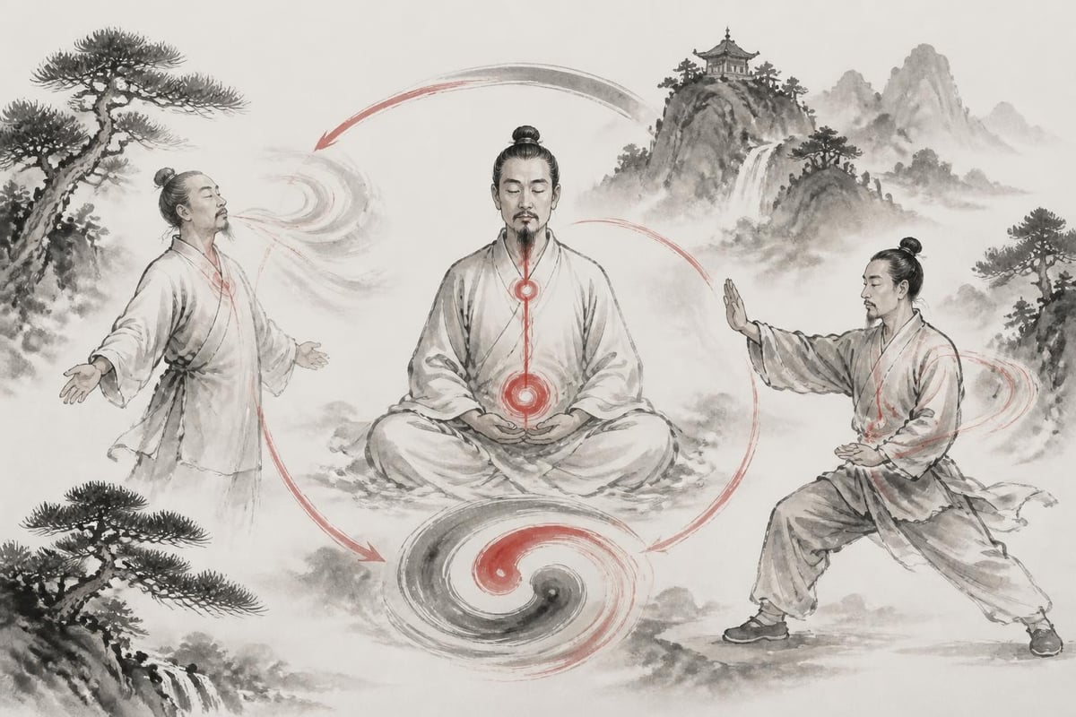 Tai chi energy cultivation practice