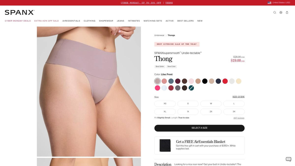 9 Best Seamless Underwear for Ladies to Try in 2026 - Spanx Undie-tectable Thong