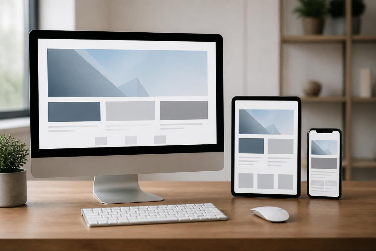 Responsive Webdesign Konzept