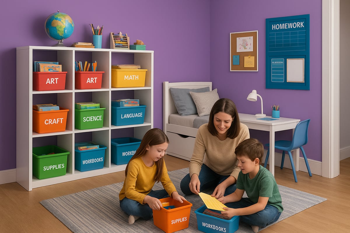 Step-by-Step Guide to Organizing Your Homeschool Space