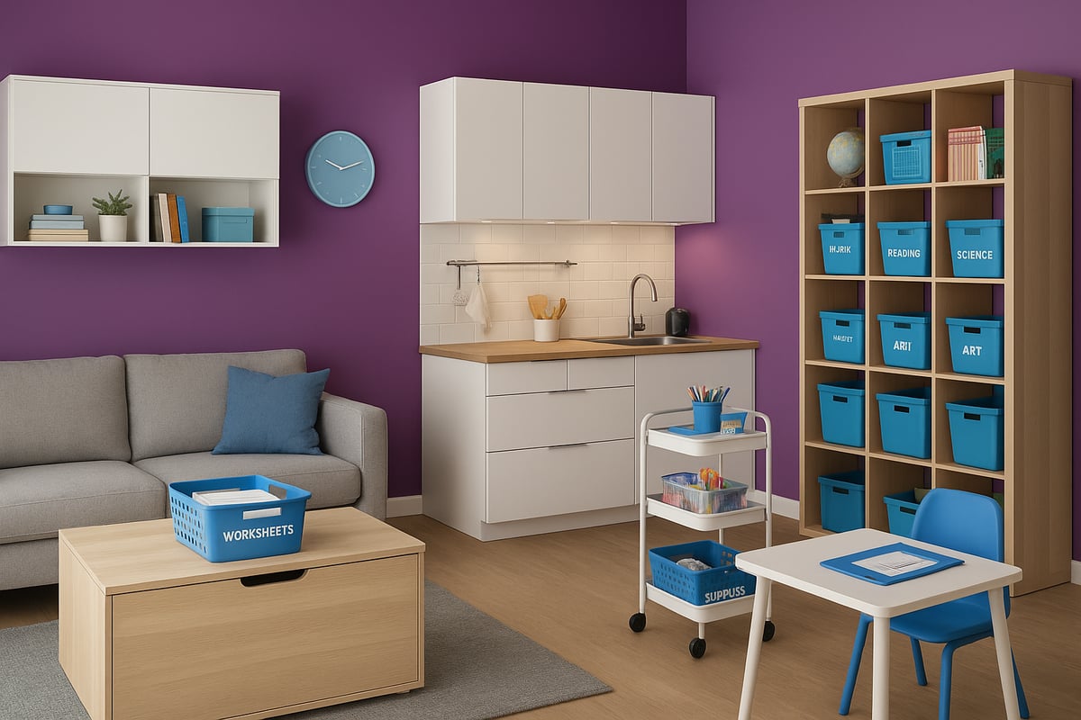 Room-by-Room Homeschool Storage Solutions