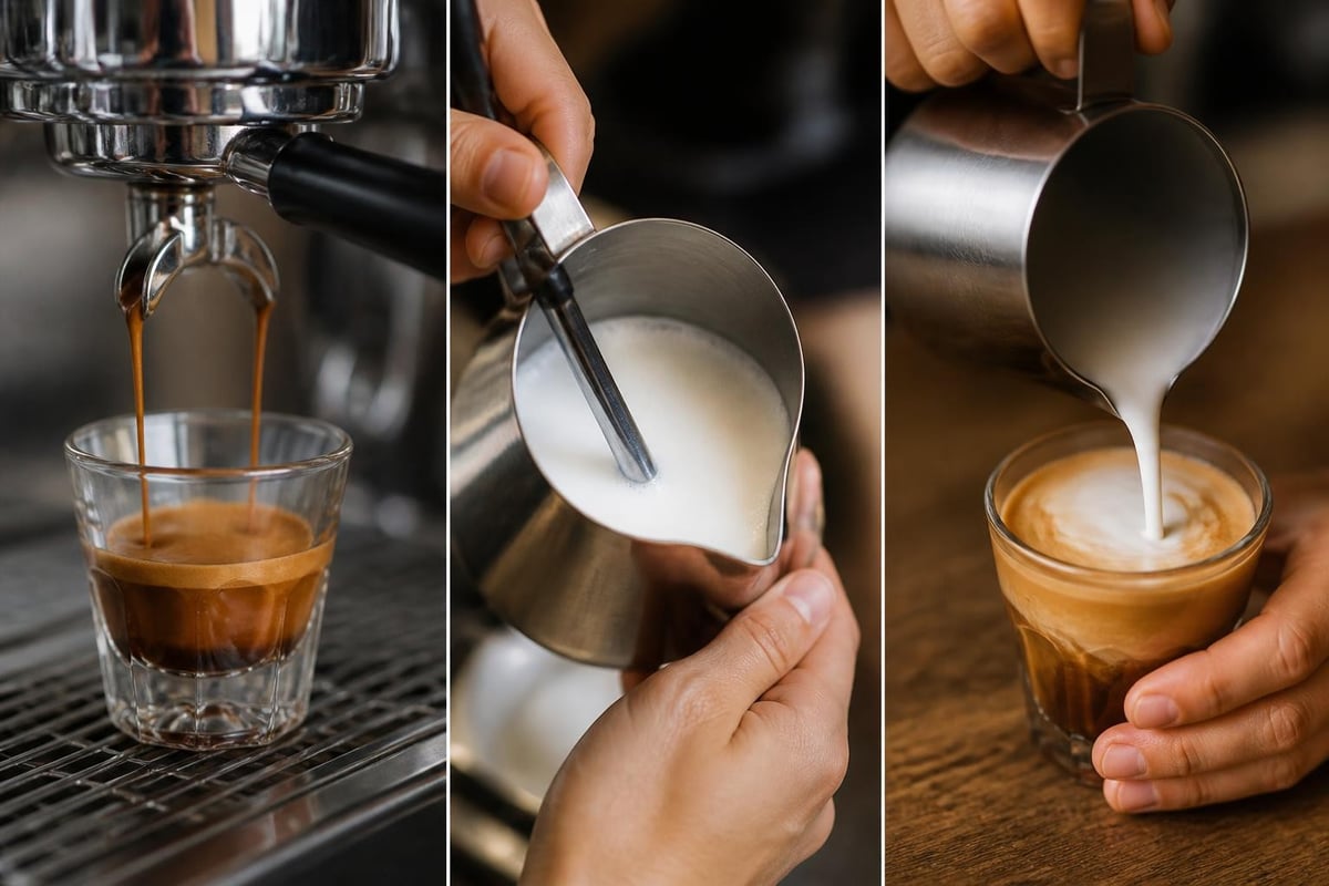 Technique préparation cortado