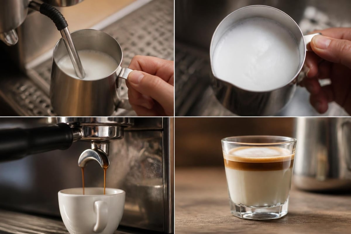 Erreurs préparation cortado
