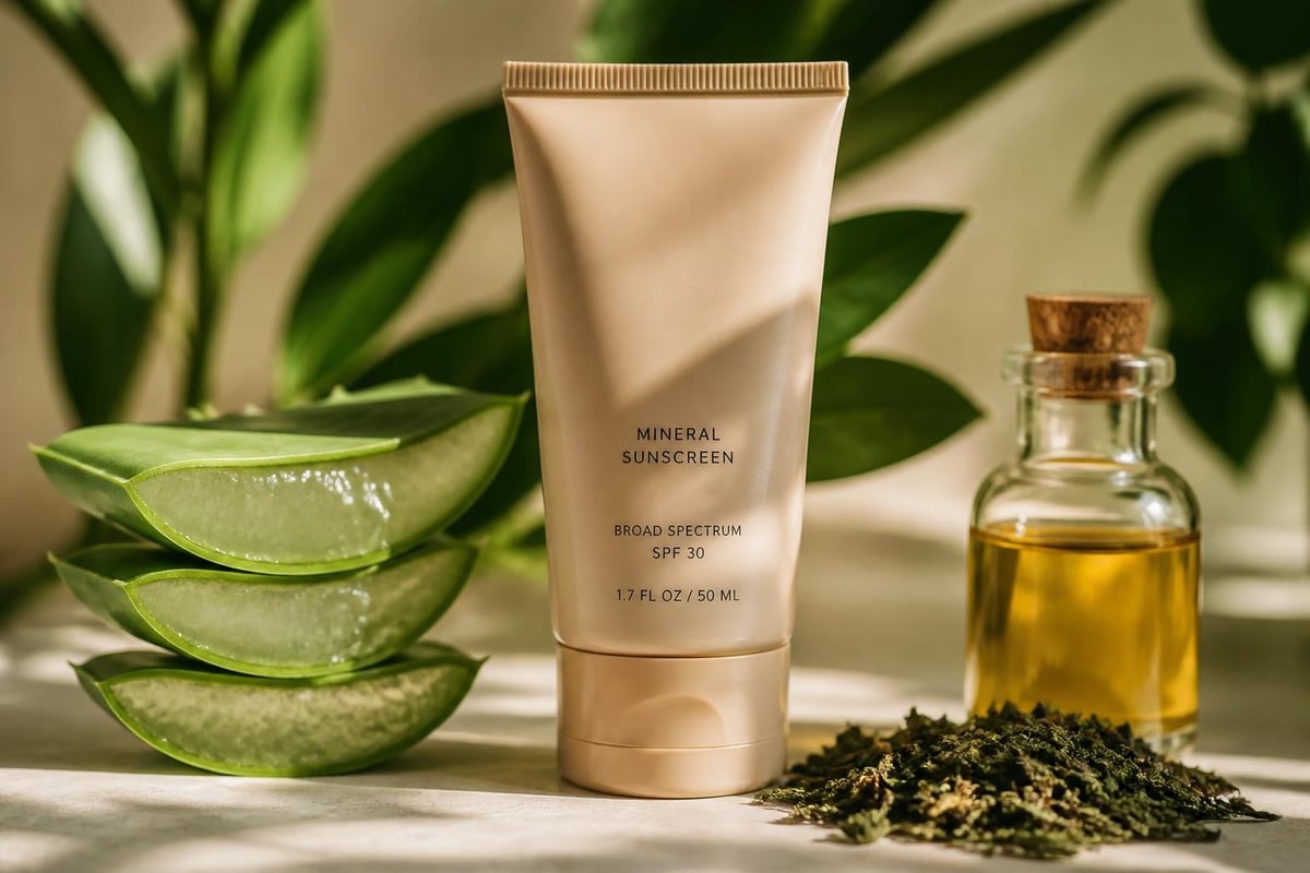 Natural SPF ingredients