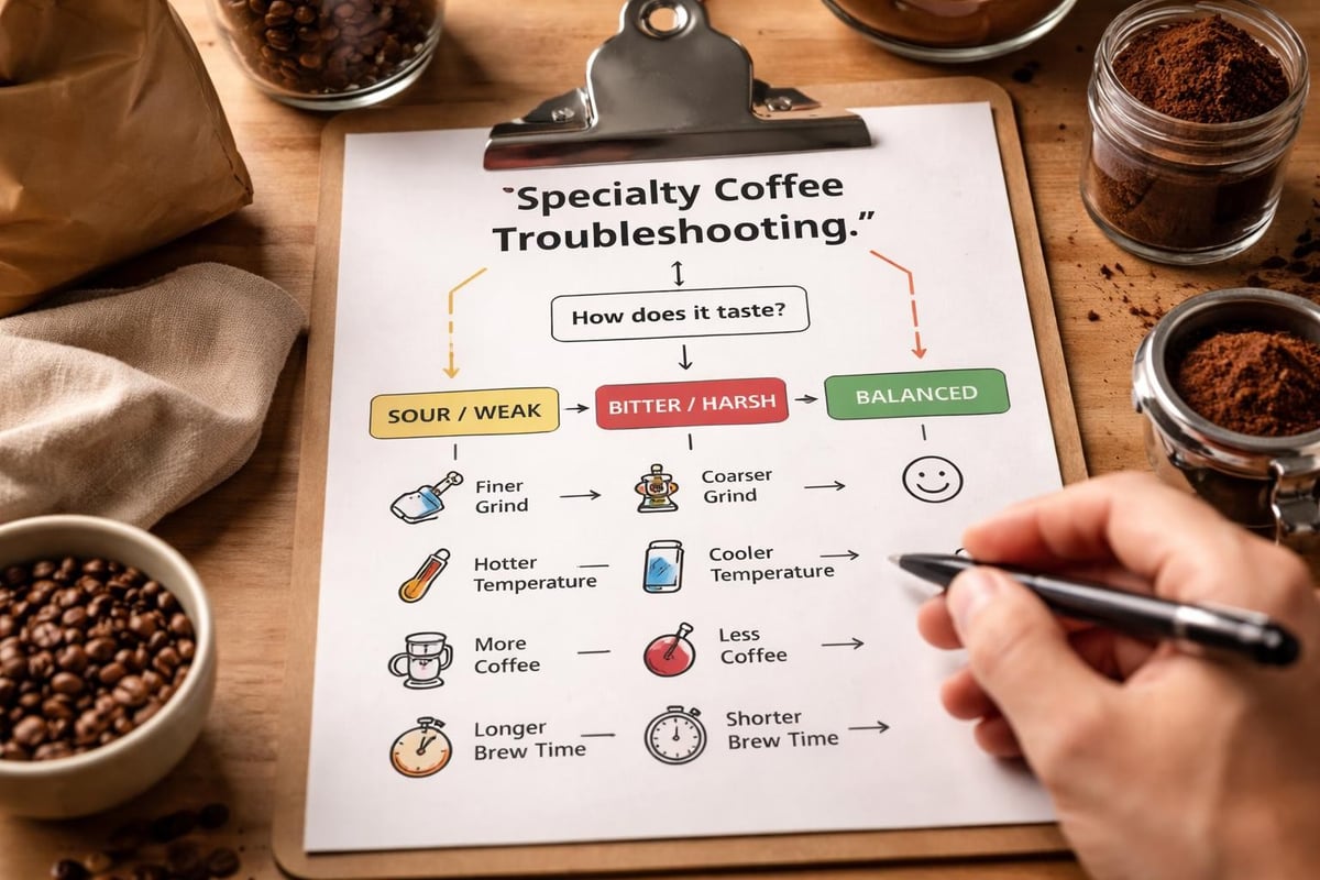 Brewing parameter adjustment