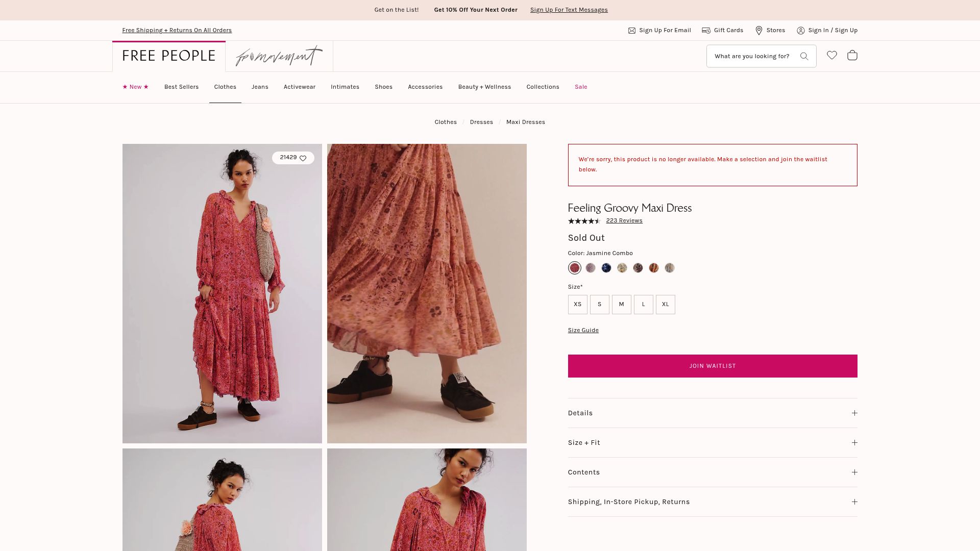10 Best Boho Fashion Dresses to Try in 2025 - Free People Feeling Groovy Maxi Dress