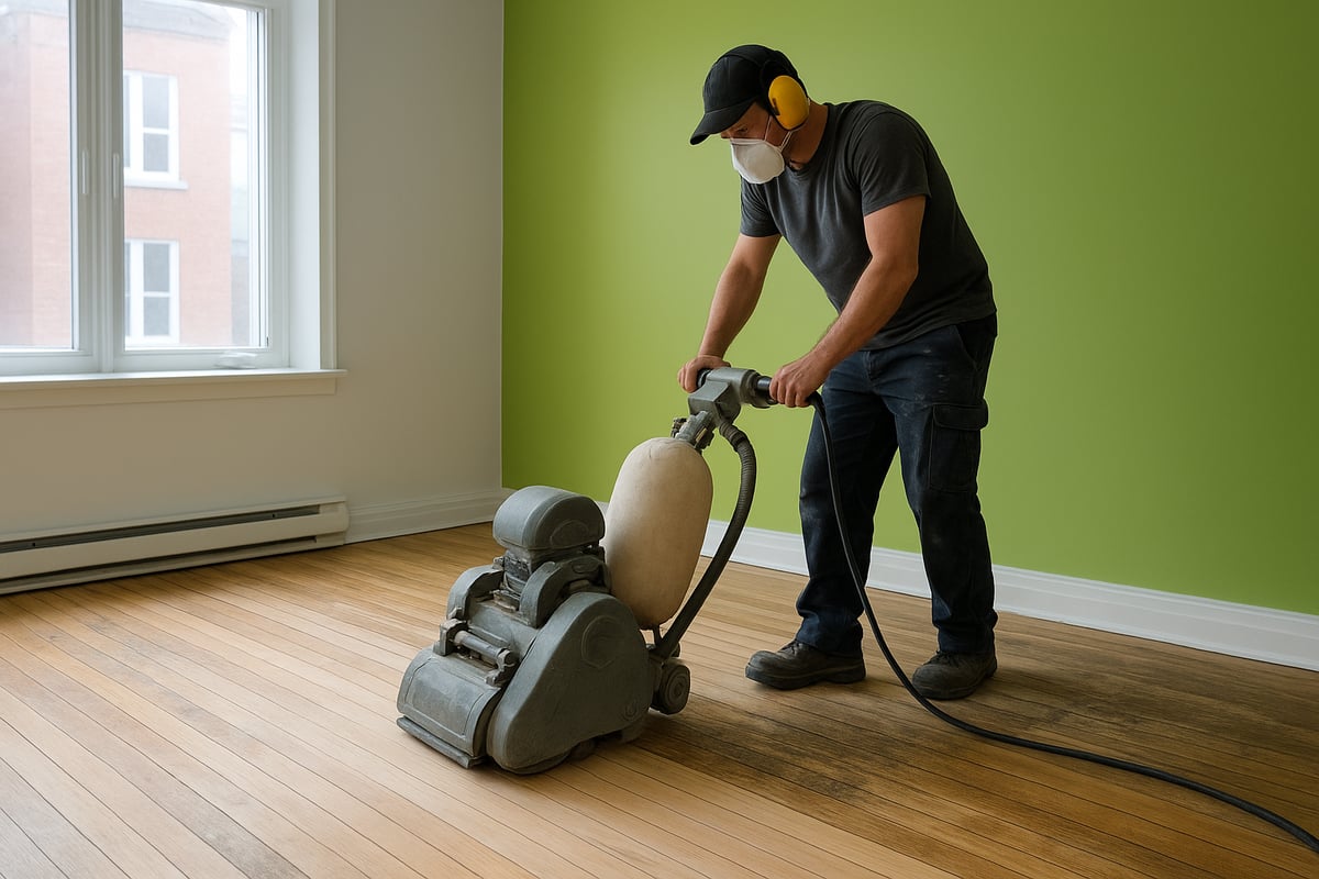Pourquoi sabler un plancher de bois franc à Montréal ?