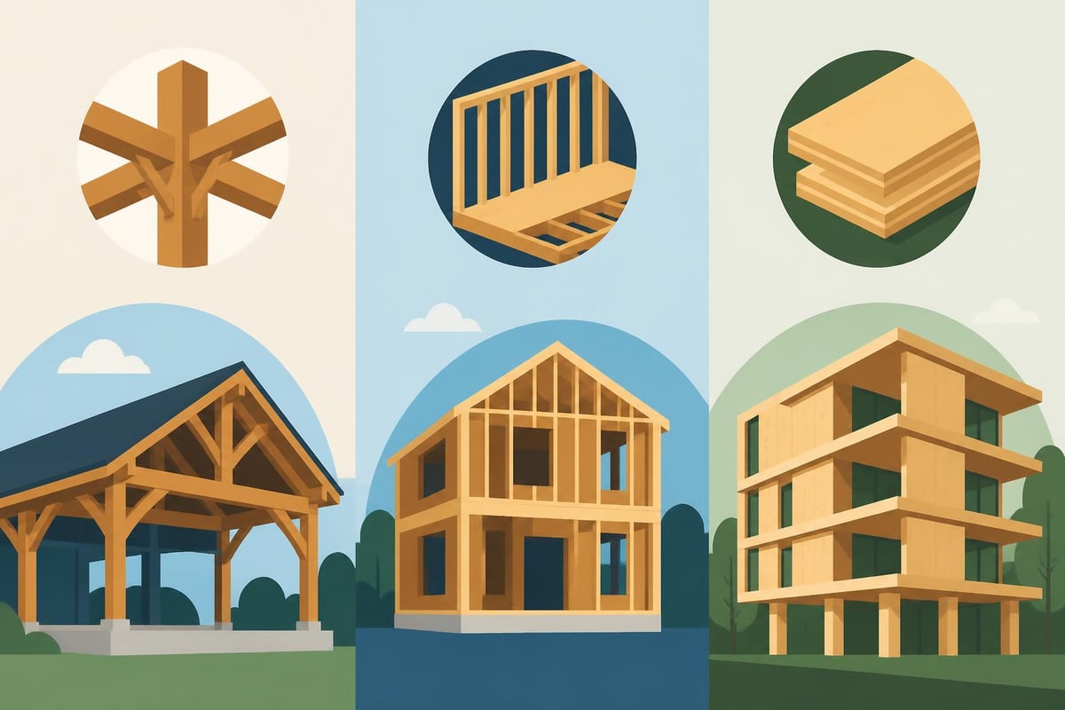 Timber structural systems comparison
