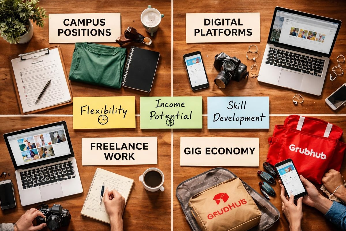 Categories of student employment opportunities
