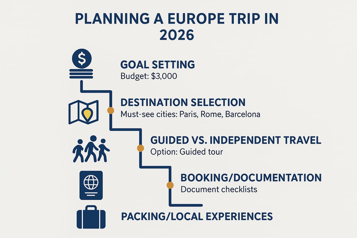 Step-by-Step Guide to Planning Your Europe Trip in 2026