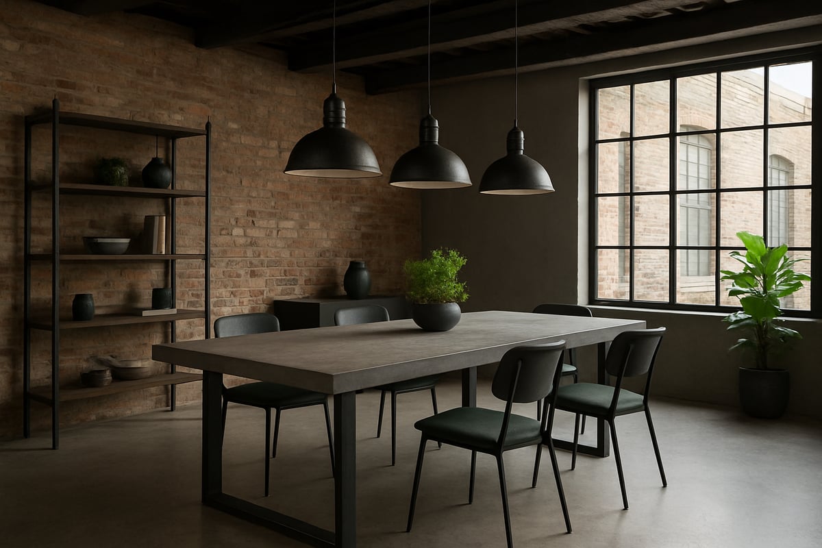 Core Principles of Industrial Dining Room Design